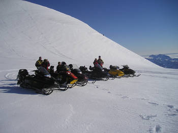 Sneeuwscootertocht op Vatnajökull